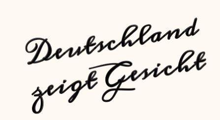 Deutschland zeigt Gesicht Logo